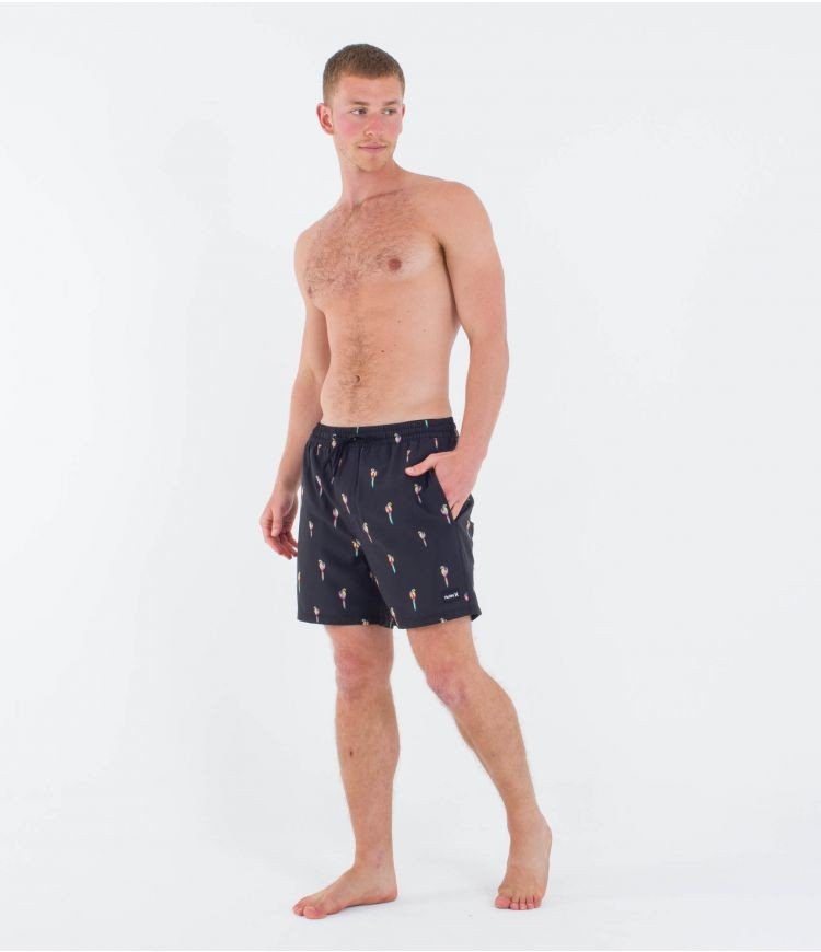 Hurley - Cannon Ball Volley 17" Boardshort | Black Combo - S - GearFreak