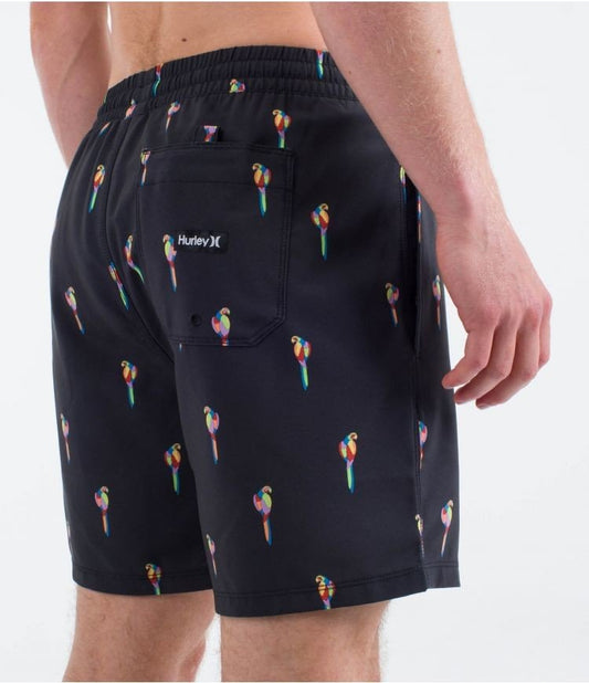 Hurley - Cannon Ball Volley 17" Boardshort | Black Combo - S - GearFreak