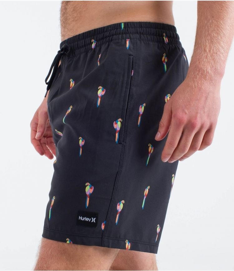 Hurley - Cannon Ball Volley 17" Boardshort | Black Combo - S - GearFreak
