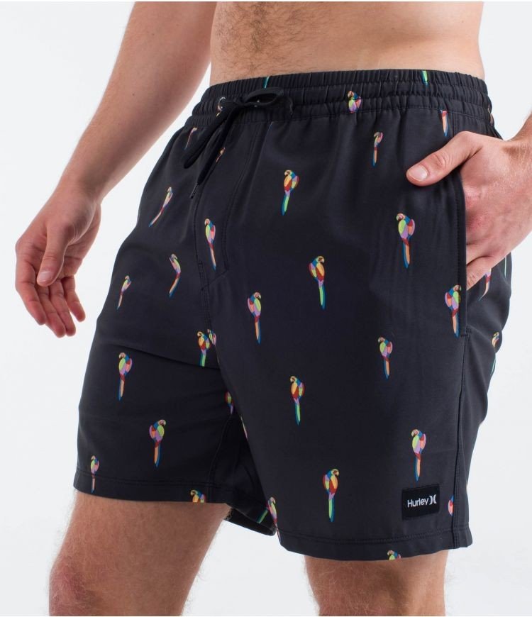 Hurley - Cannon Ball Volley 17" Boardshort | Black Combo - S - GearFreak