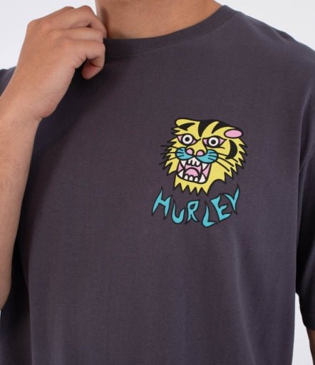 Hurley - Etam Tiger SS Tee | Dark Stone Grey - S - GearFreak