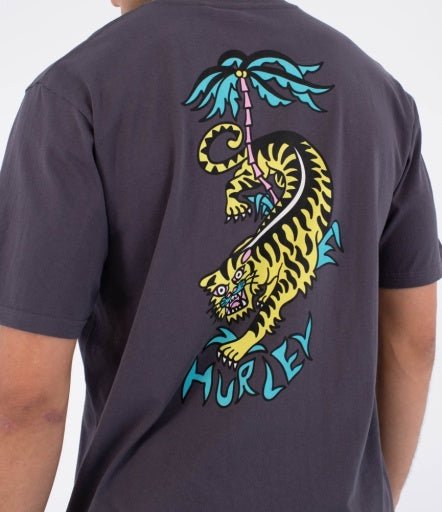 Hurley - Etam Tiger SS Tee | Dark Stone Grey - S - GearFreak