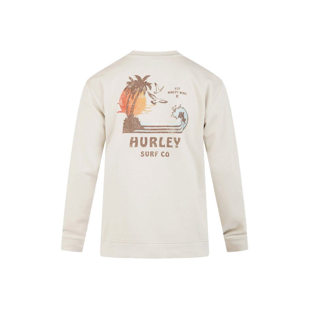 Hurley - Fairbanks Fleece Crew | Bone - M - GearFreak