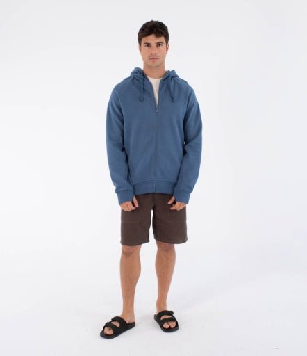 Hurley - M Low Tide Zip Hood | Grey Teal - S - GearFreak