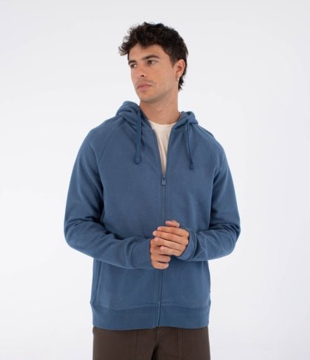 Hurley - M Low Tide Zip Hood | Grey Teal - S - GearFreak