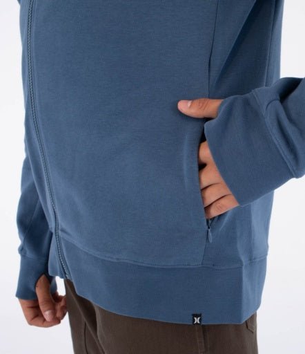 Hurley - M Low Tide Zip Hood | Grey Teal - S - GearFreak