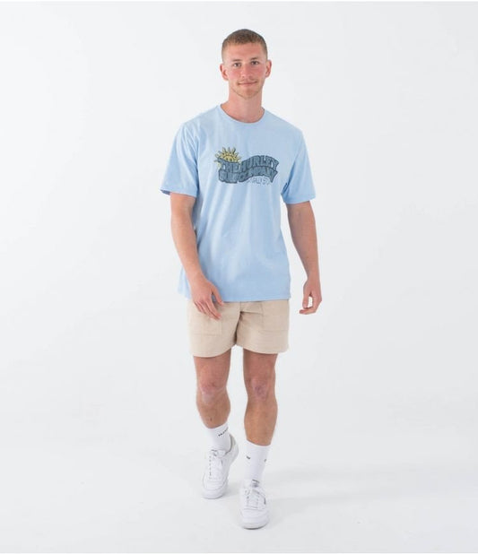 Hurley - Naturally Stoked T-Shirt | Eiffel Blue - S - GearFreak