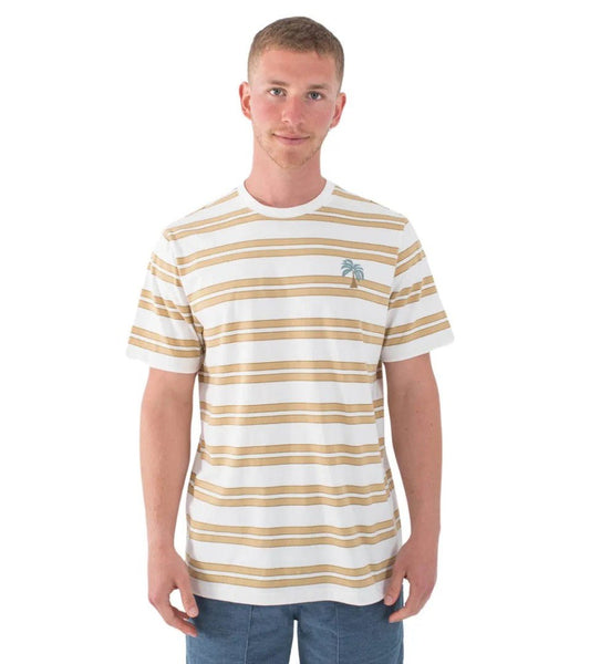 Hurley - Naturals Stripe T-Shirt | Barely Bone - S - GearFreak