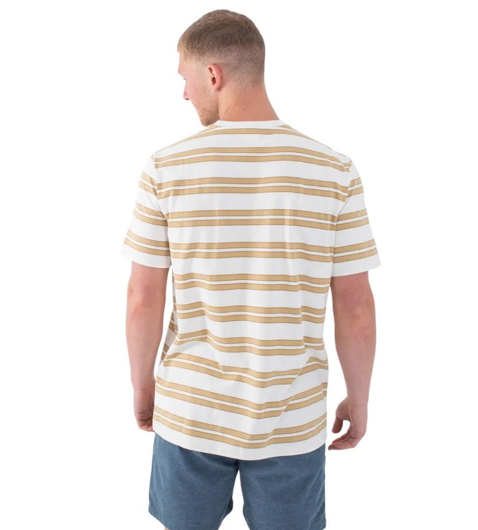 Hurley - Naturals Stripe T-Shirt | Barely Bone - S - GearFreak