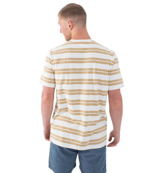 Hurley - Naturals Stripe T-Shirt | Barely Bone - S - GearFreak
