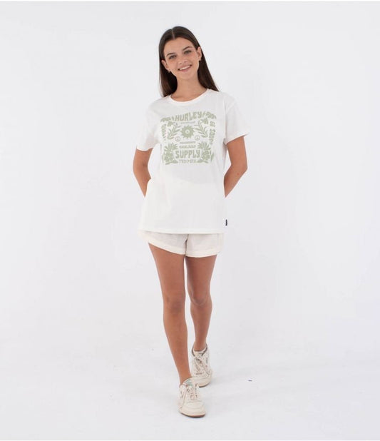 Hurley - Organic Seaside T-Shirt | Coconut Milk - S - GearFreak