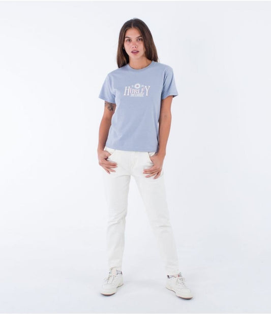 Hurley - Organic Surf & Sunshine T-Shirt | Blue Blizzard - XS - GearFreak