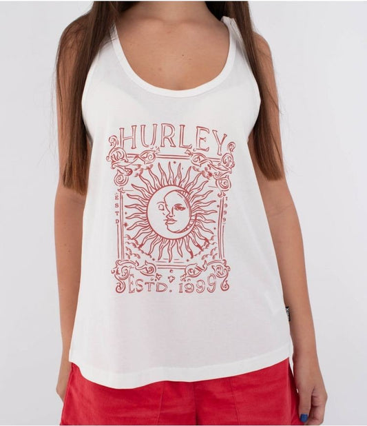 Hurley - Organic Two Sides Tank Top | Coconut Milk - XS - GearFreak