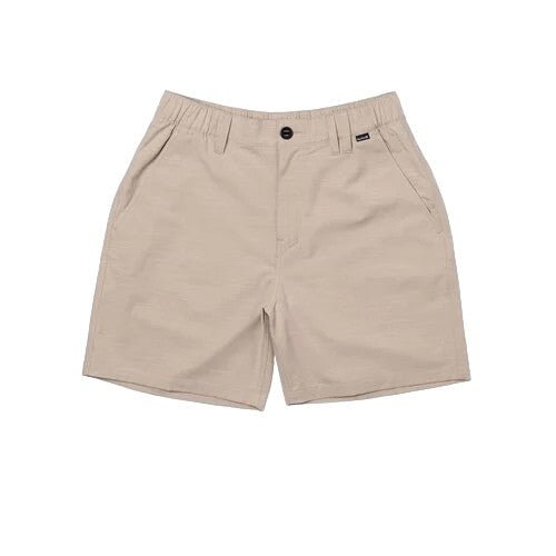 Hurley - Phantom Slub 3/4 Waistband 18" Hybrid Short | Khaki - 30 - GearFreak