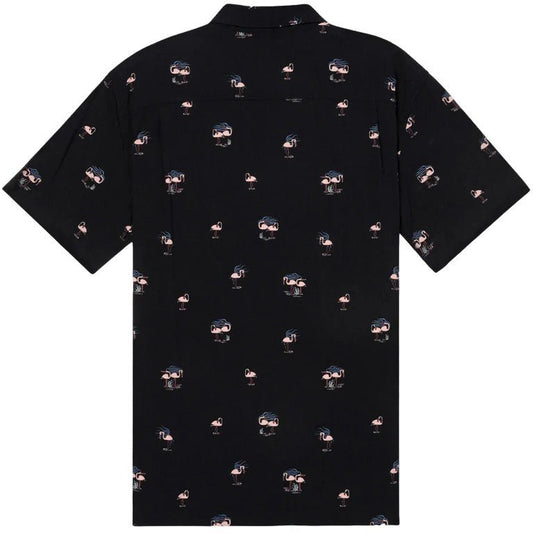 Hurley - Rincon Short Sleeve Shirt | Black Tonal - M - GearFreak