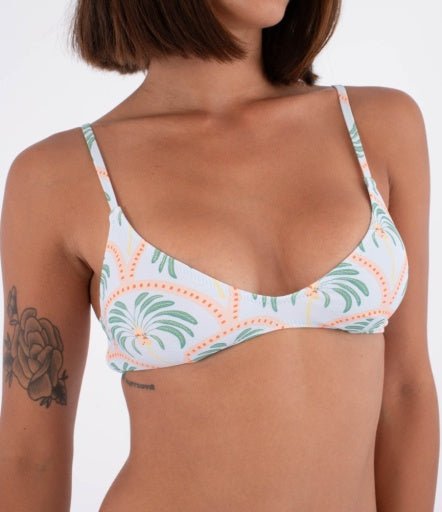 Hurley - Scoop Crop Top Print | Beach Clay - XS - GearFreak