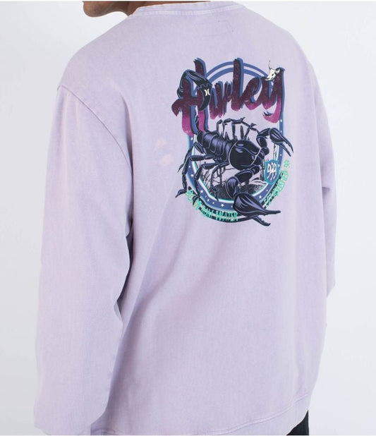 Hurley - Scorpion Sweatshirt | Lavander Mist - S - GearFreak