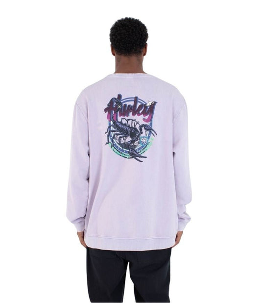 Hurley - Scorpion Sweatshirt | Lavander Mist - S - GearFreak