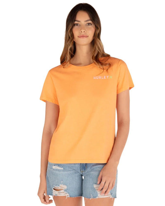 Hurley - Smile Check T-Shirt | Orange - XS - GearFreak