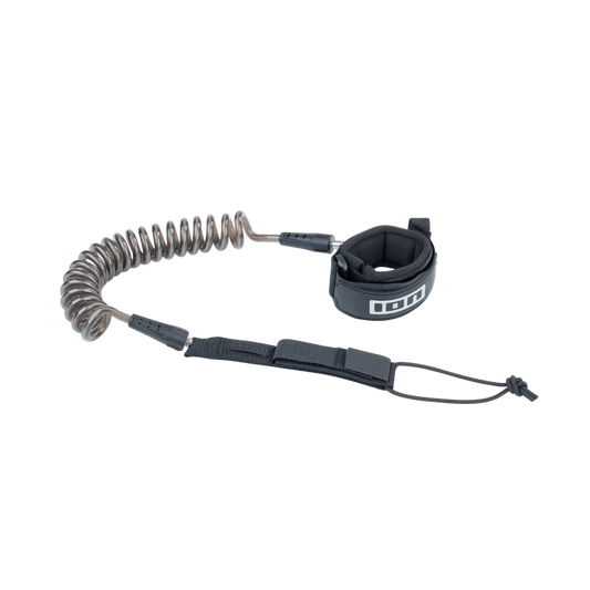 ION Wing Leash Core Coiled Wrist Black - GearFreak