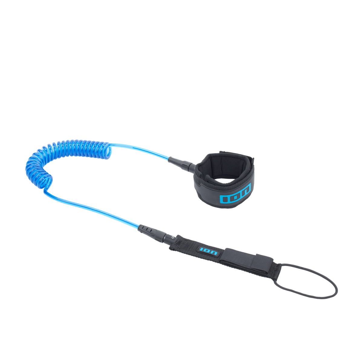 ION Wing / SUP Leash Core Coiled Ankle Blue