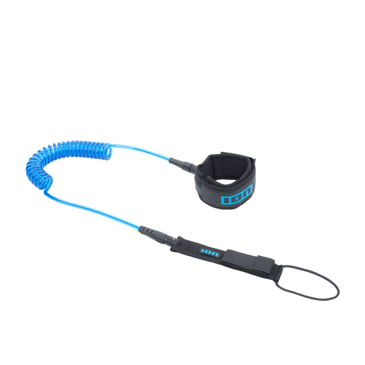 ION Wing / SUP Leash Core Coiled Ankle Blue