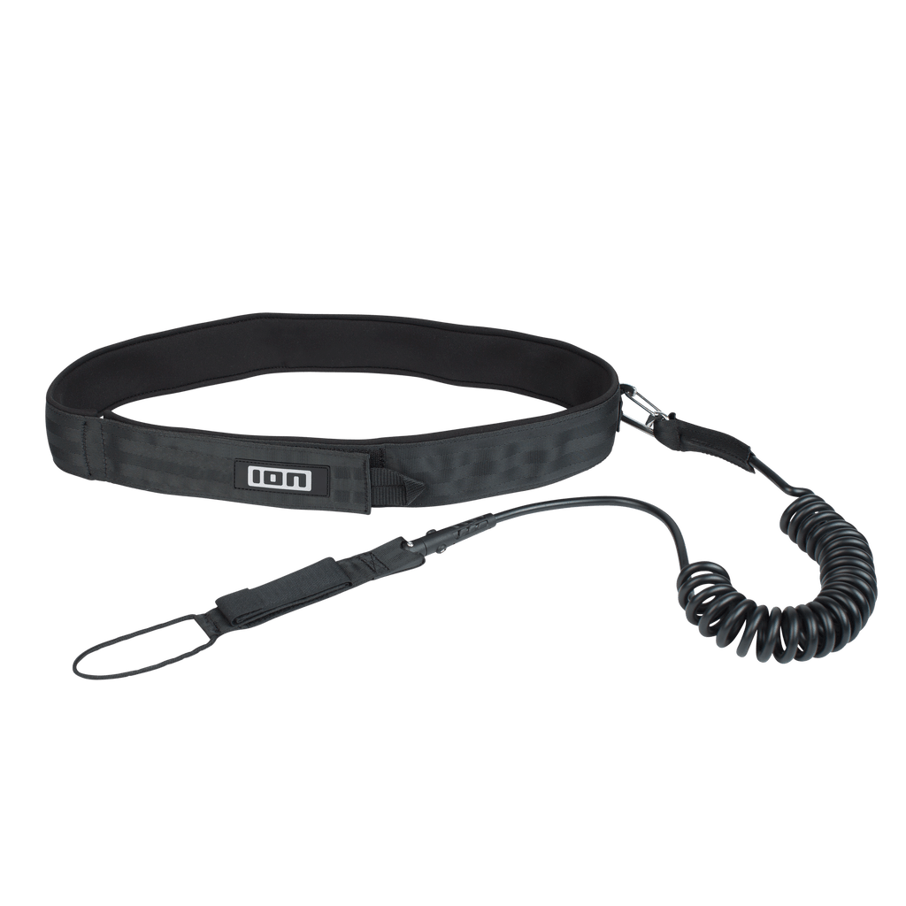 ION - Wing / SUP Leash Core Coiled Hip - Black - S/M - GearFreak