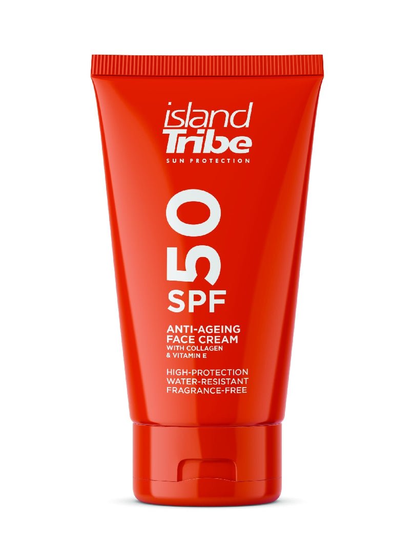 Island Tribe - Sun Protection Anti Ageing Face Cream SPF50 50ml - GearFreak