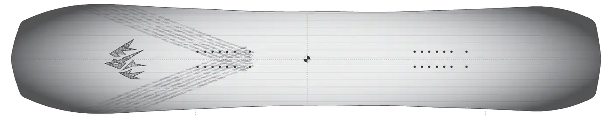 Jones Flagship 26/27: directionele outline met langere nose en kortere tail