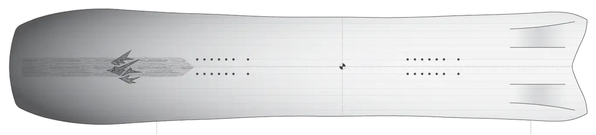 Jones Hovercraft 2.0: volume-shifted outline met high taper en Speed Hull in de tail