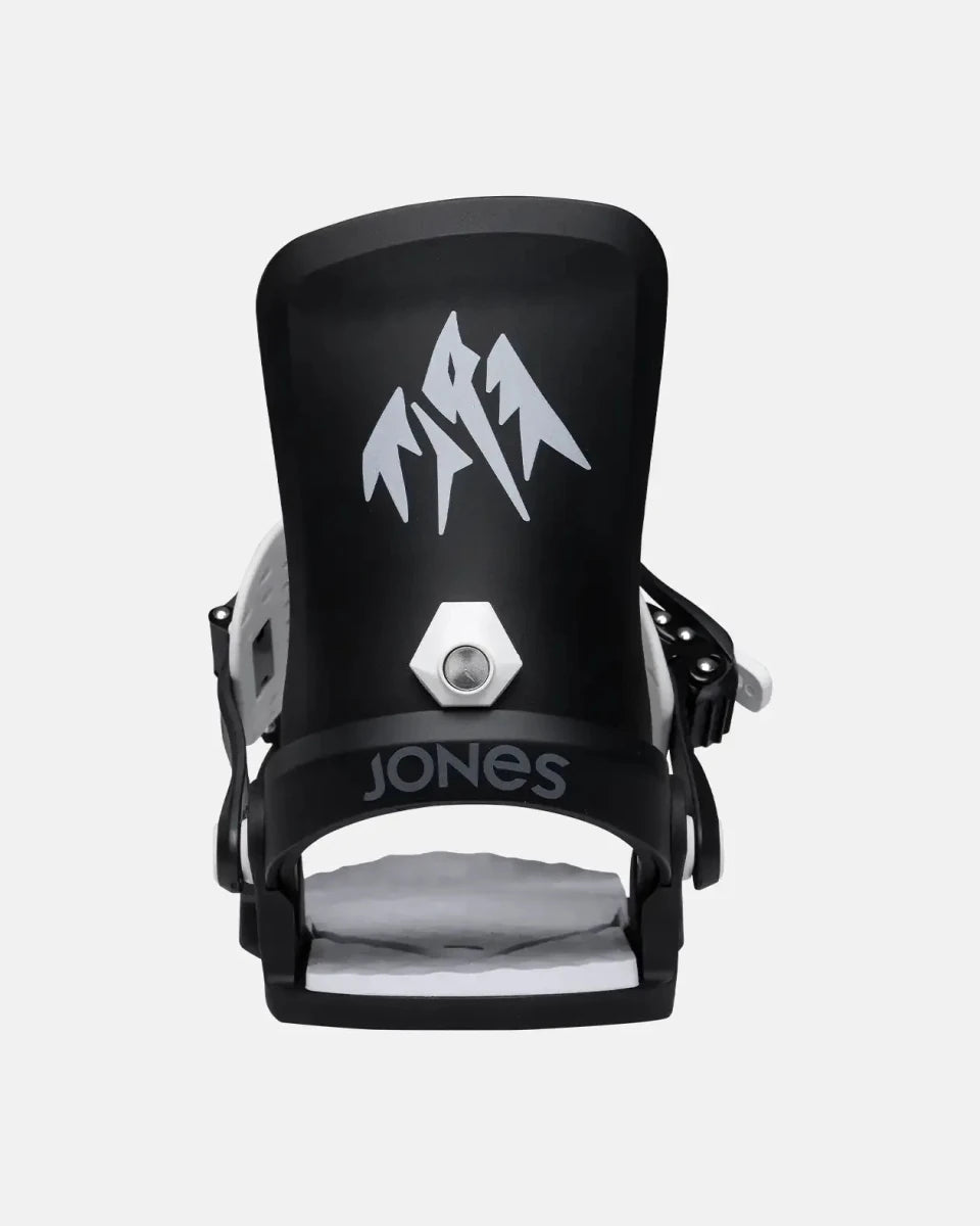 Jones Kids' Eclipse Blizzard Black, achterkant met highback