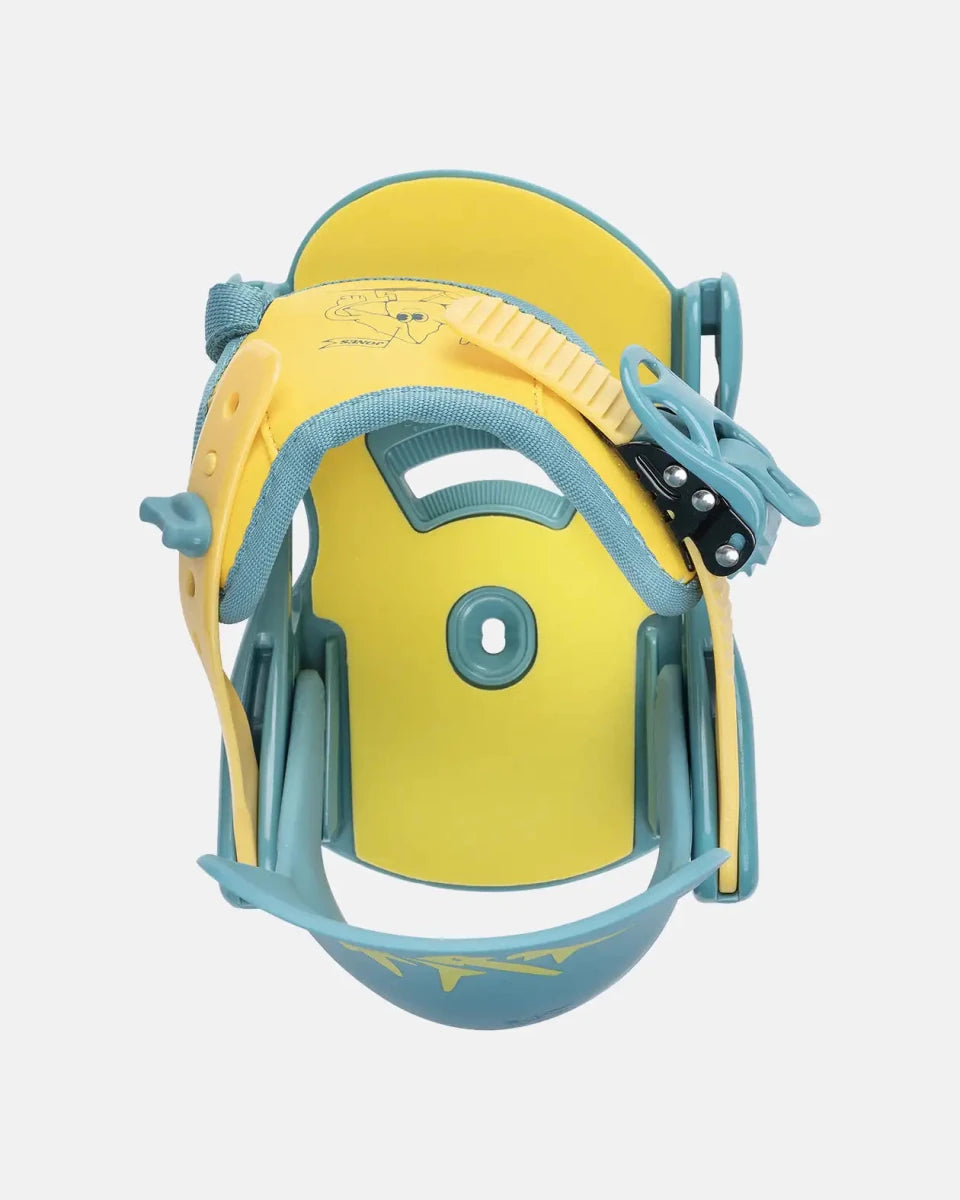 Jones Kids' Happy Mountain Icy Horizon Blue, bovenaanzicht met voetbed en strap