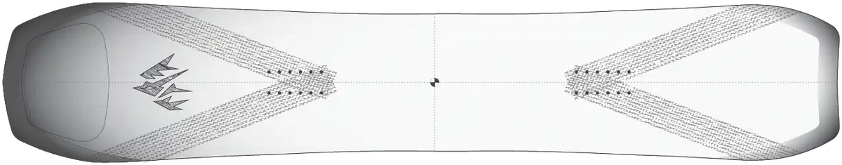 Jones Men's Howler: directionele outline met langere nose, kortere tail en low taper