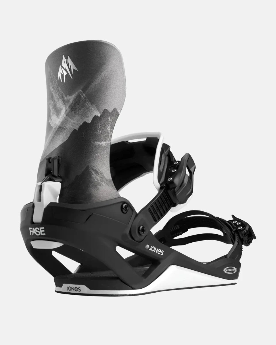 Jones Mercury FASE Mtn Black/Silver, driekwart achteraanzicht