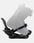 Jones Mercury FASE Stealth Black, zijaanzicht met doorzichtig weergegeven snowboardboot