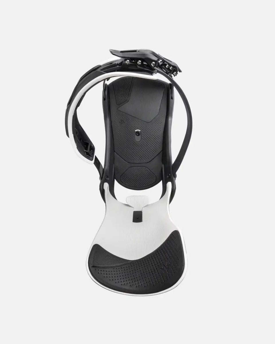 Jones Mercury FASE Black Surf Series, bovenaanzicht met voetbed en straps