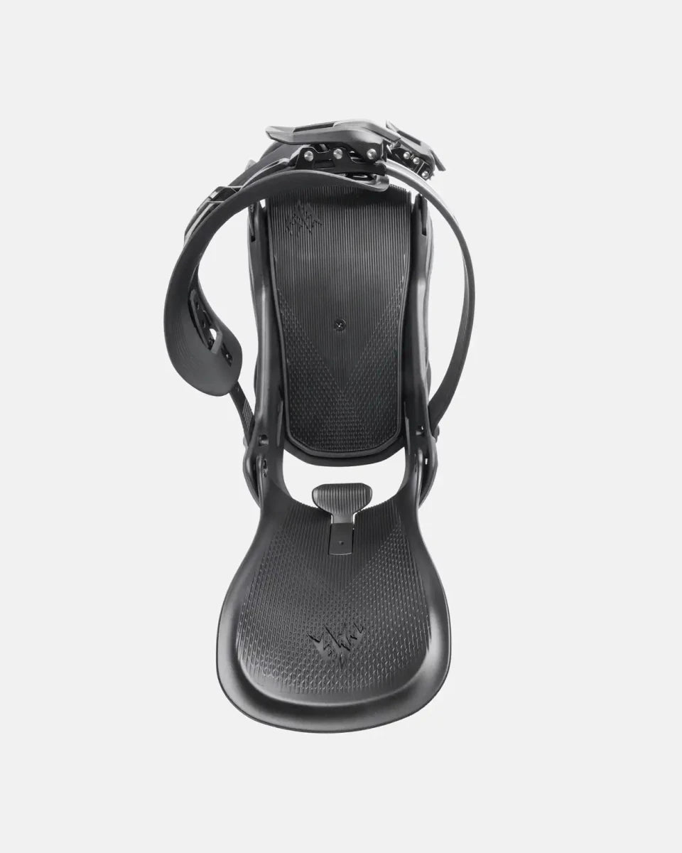 Jones Nebula FASE Stealth Black, bovenaanzicht met voetbed en straps