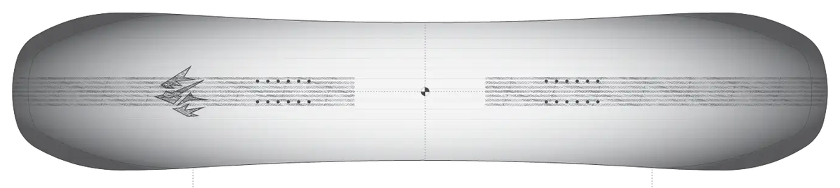 Jones Twincraft: powder directional twin-outline met extra brede waist