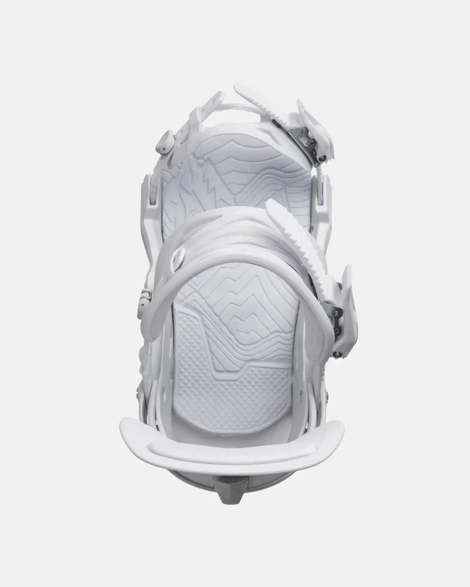 Jones Women's Aurora Misty White, bovenaanzicht met voetbed en straps