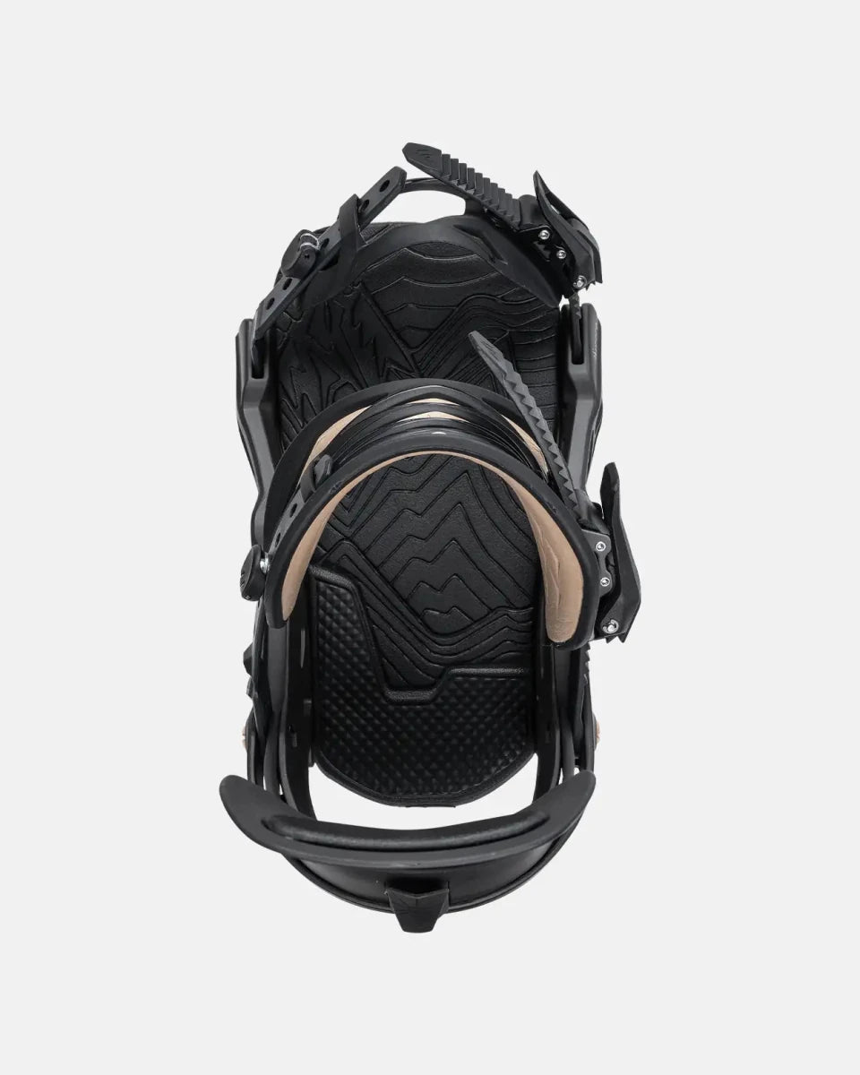 Jones Women's Aurora Eclipse Black, bovenaanzicht met voetbed en straps