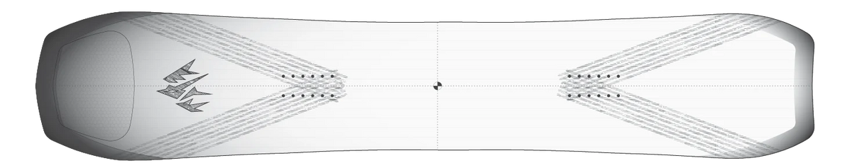 Jones Women's Howler: directionele outline met langere nose en kortere tail