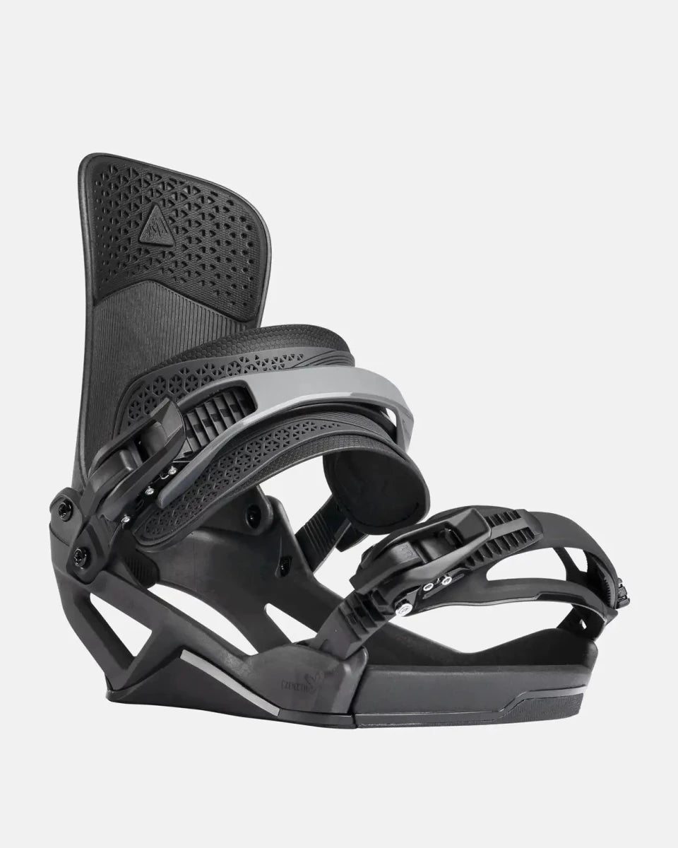 Jones Zenith FASE Black Carbon, driekwart vooraanzicht met neergeklapte highback
