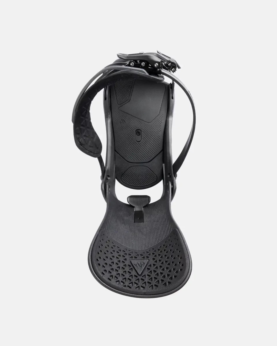 Jones Zenith FASE Black Carbon, bovenaanzicht met voetbed en straps