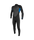 O'Neill Youth Reactor-2 3/2 Back Zip Full Black/Ocean - GearFreak