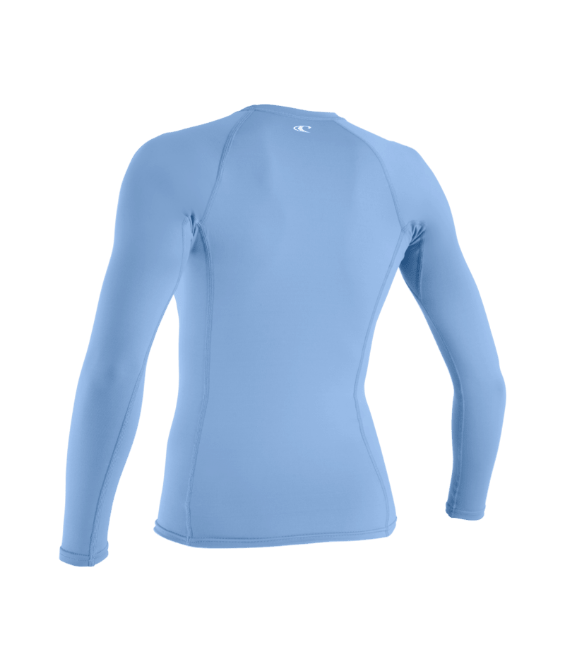 O'Neill Wms Basic Skins L/S Rash Guard Azurine - GearFreak