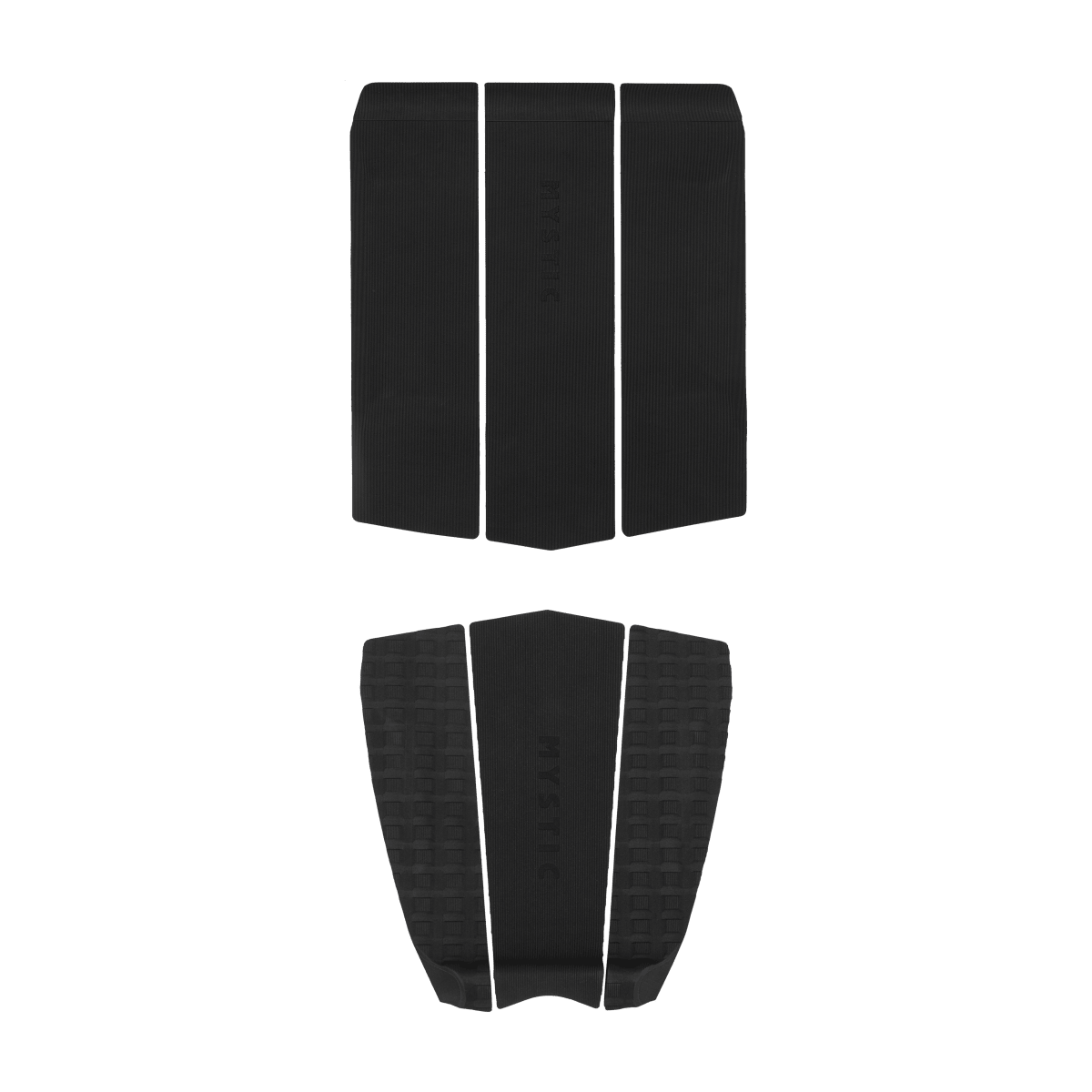 Mystic - 3 Piece Tail + Front Traction Pad - Black - O/S - GearFreak