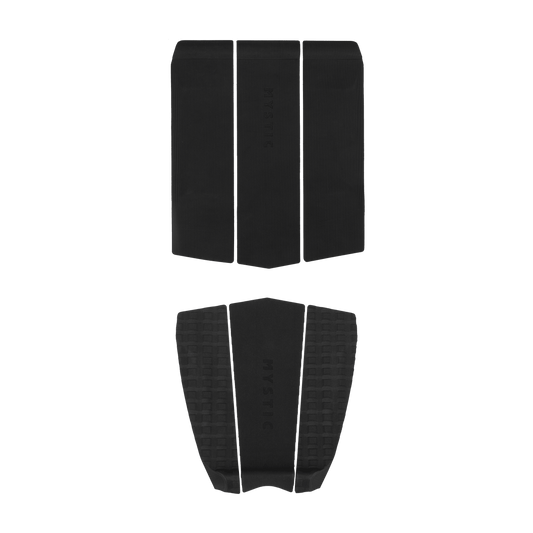Mystic - 3 Piece Tail + Front Traction Pad - Black - O/S - GearFreak