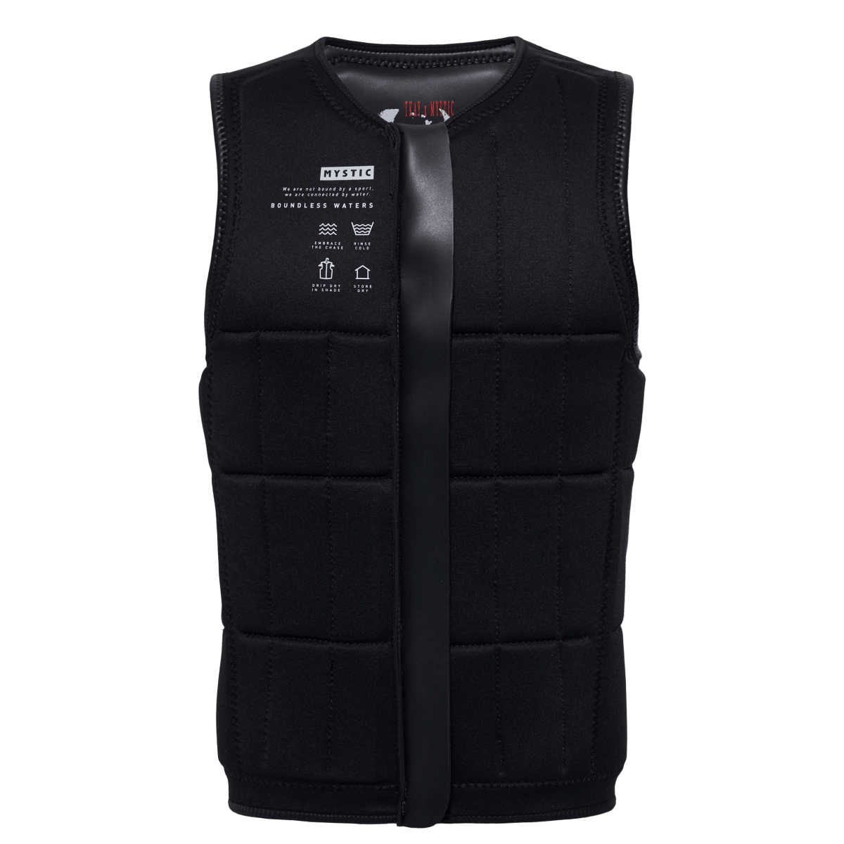 Mystic - Anarchy Impact Vest Fzip Wake - Black - L - GearFreak