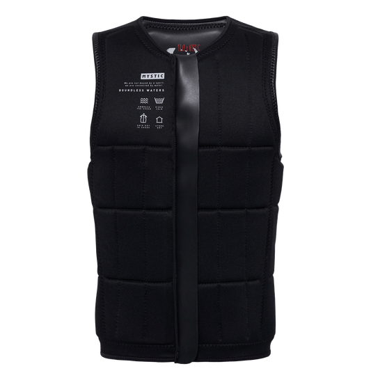 Mystic - Anarchy Impact Vest Fzip Wake - Black - L - GearFreak