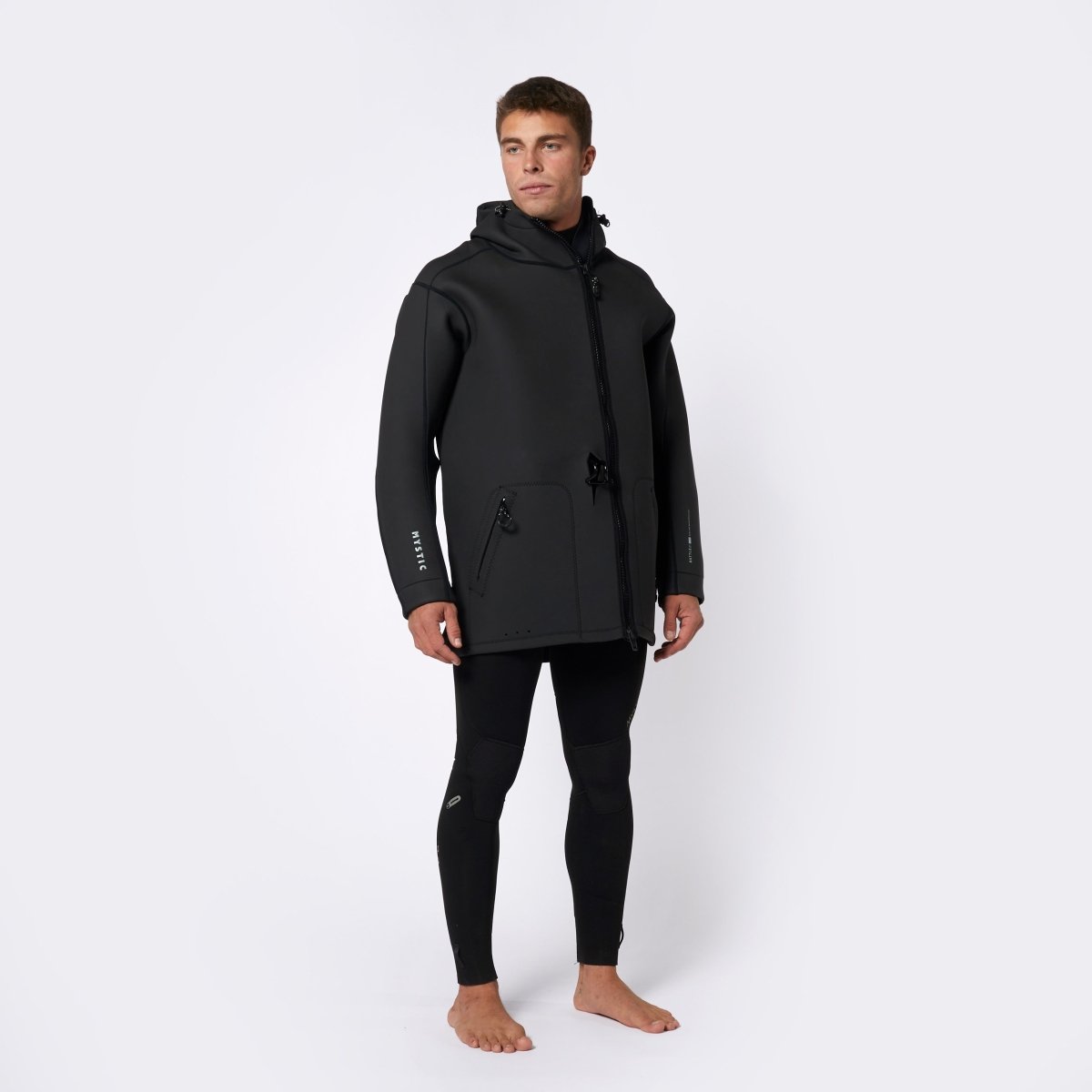Mystic - Battle Neoprene Jacket 3/2mm - Black - L - GearFreak